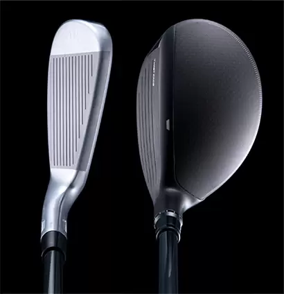 従来よりもユーティリティのトップラインの幅を狭くしたことで、アイアン感覚で構えられる。『Qi4D』では3Uから6Uまで全番手にウェイト調整機能とロフトスリーブを搭載している。